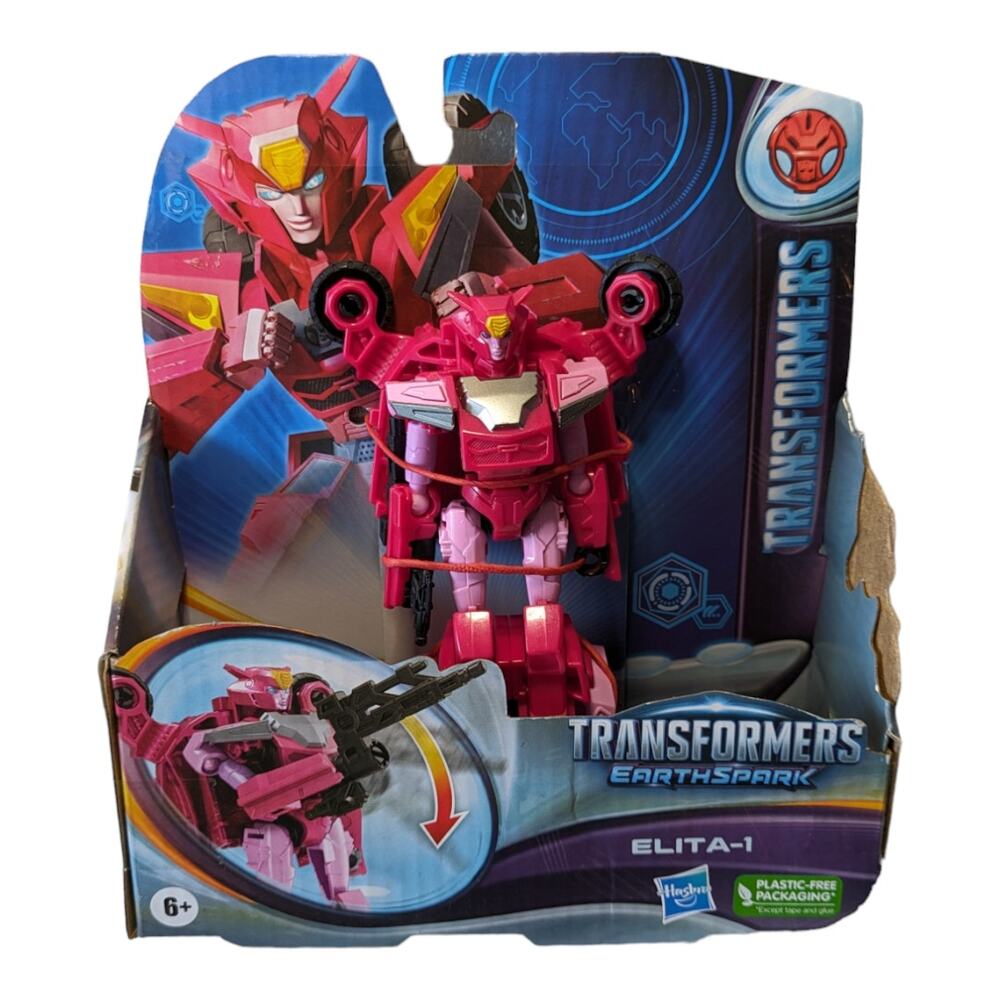 ELITA-1 Transformers Earthspark Warrior Class Hasbro 2023 New In Box Kids Toy